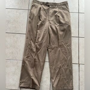 Barrington men’s tan khaki style dress pants 34x30